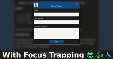 featured image for How to Trap Focus in Next.js and React